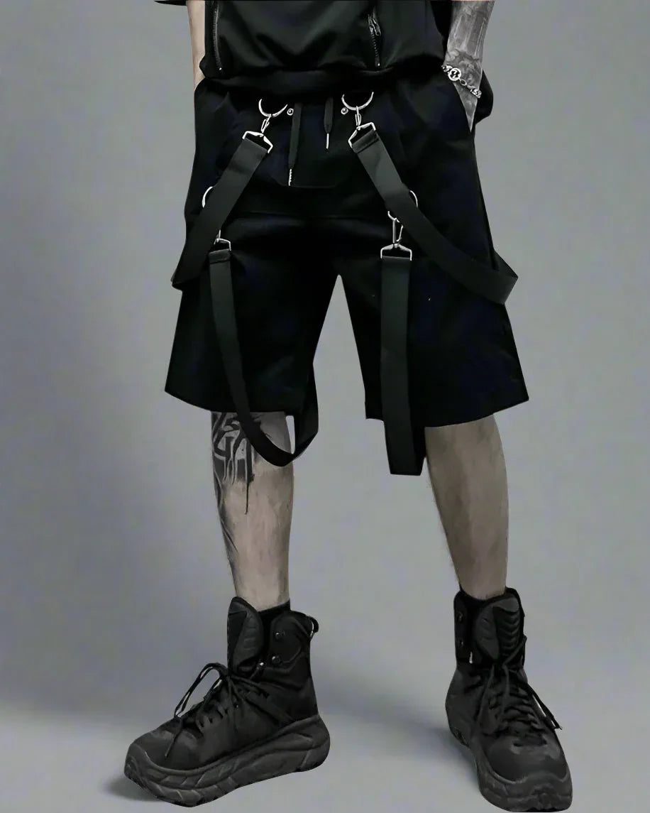 Versatile City Cargo Shorts - cargo shorts - Stylish Techwear Cargo Shorts for Urban Style