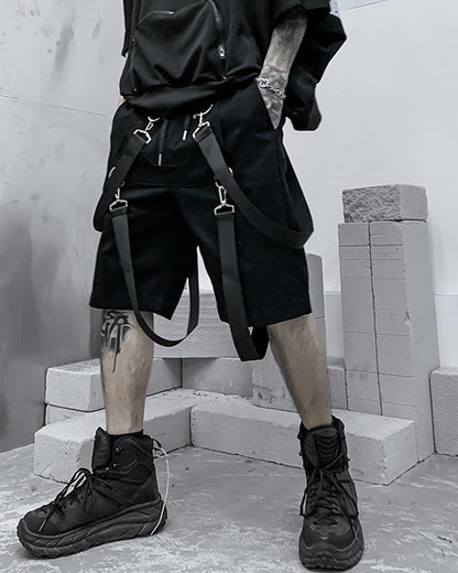 Versatile City Cargo Shorts -  durable urban shorts - Stylish Techwear Cargo Shorts for Urban Style