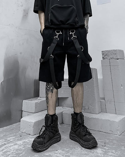 Versatile City Cargo Shorts -  streetwear - Stylish Techwear Cargo Shorts for Urban Style