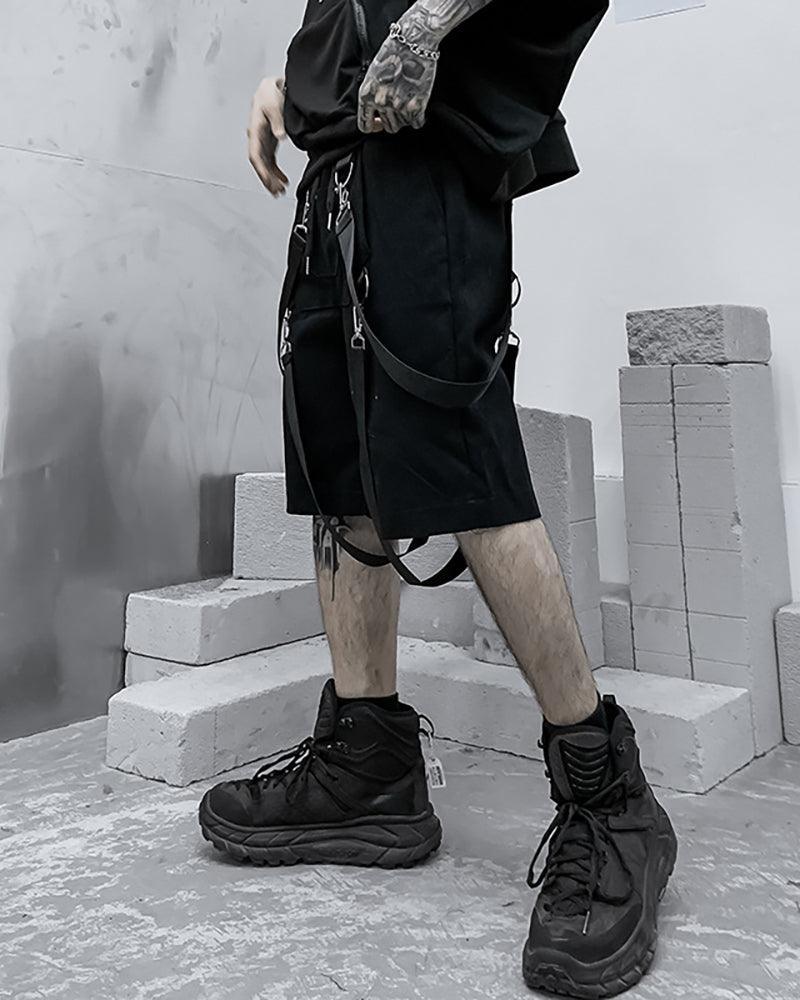 Versatile City Cargo Shorts -  techwear - Stylish Techwear Cargo Shorts for Urban Style