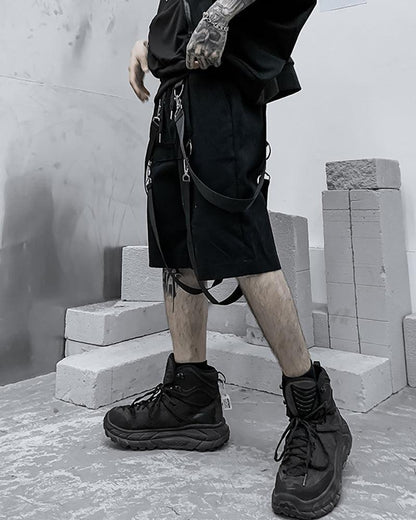 Versatile City Cargo Shorts -  techwear - Stylish Techwear Cargo Shorts for Urban Style