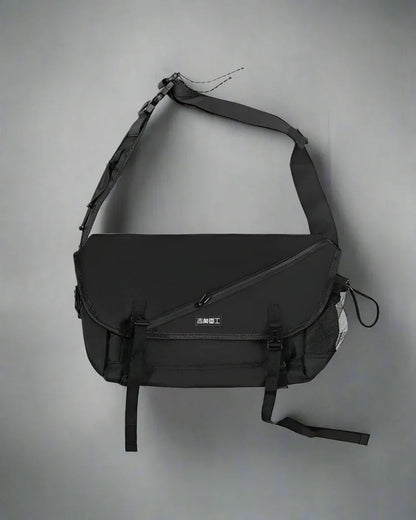 Versatile City Messenger Satchel - stylish techwear bag - Urban Messenger Satchel for Everyday Use