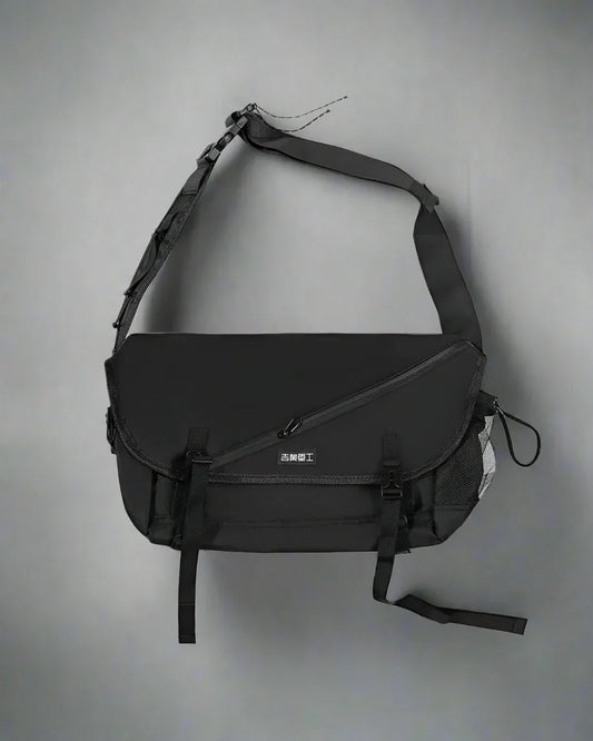 Versatile City Messenger Satchel - stylish techwear bag - Urban Messenger Satchel for Everyday Use