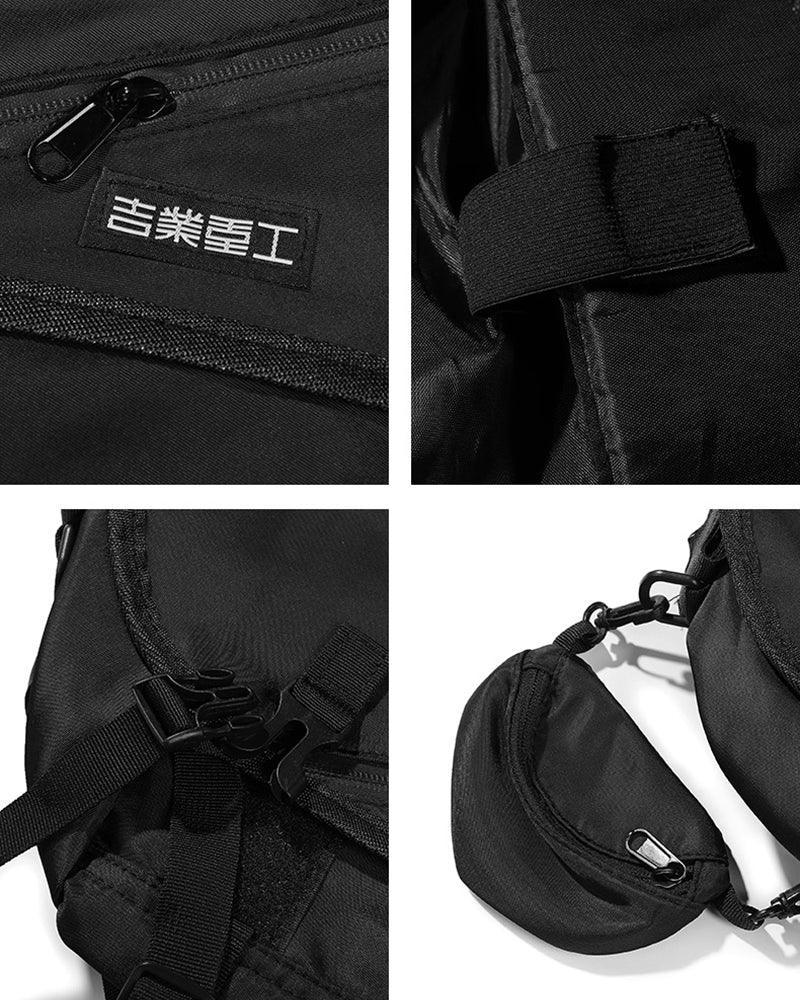 Versatile City Messenger Satchel -  techwear - Urban Messenger Satchel for Everyday Use