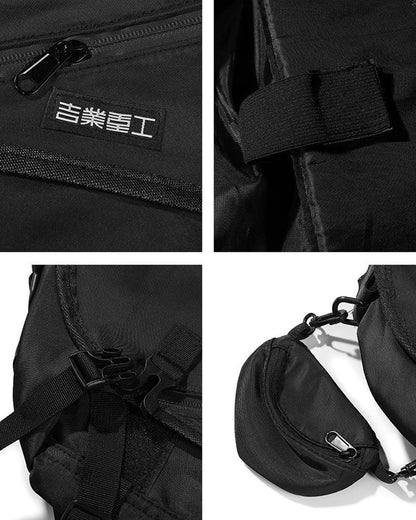 Versatile City Messenger Satchel -  techwear - Urban Messenger Satchel for Everyday Use