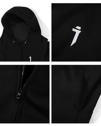 Versatile City Zip Hoodie -  comfortable - Stylish Versatile City Zip Hoodie for Everyday Wear