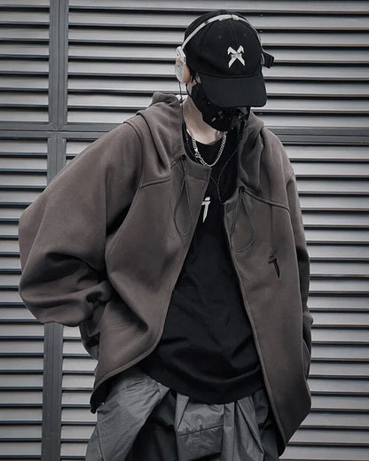 Versatile City Zip Hoodie -  comfortable - Stylish Versatile City Zip Hoodie for Everyday Wear
