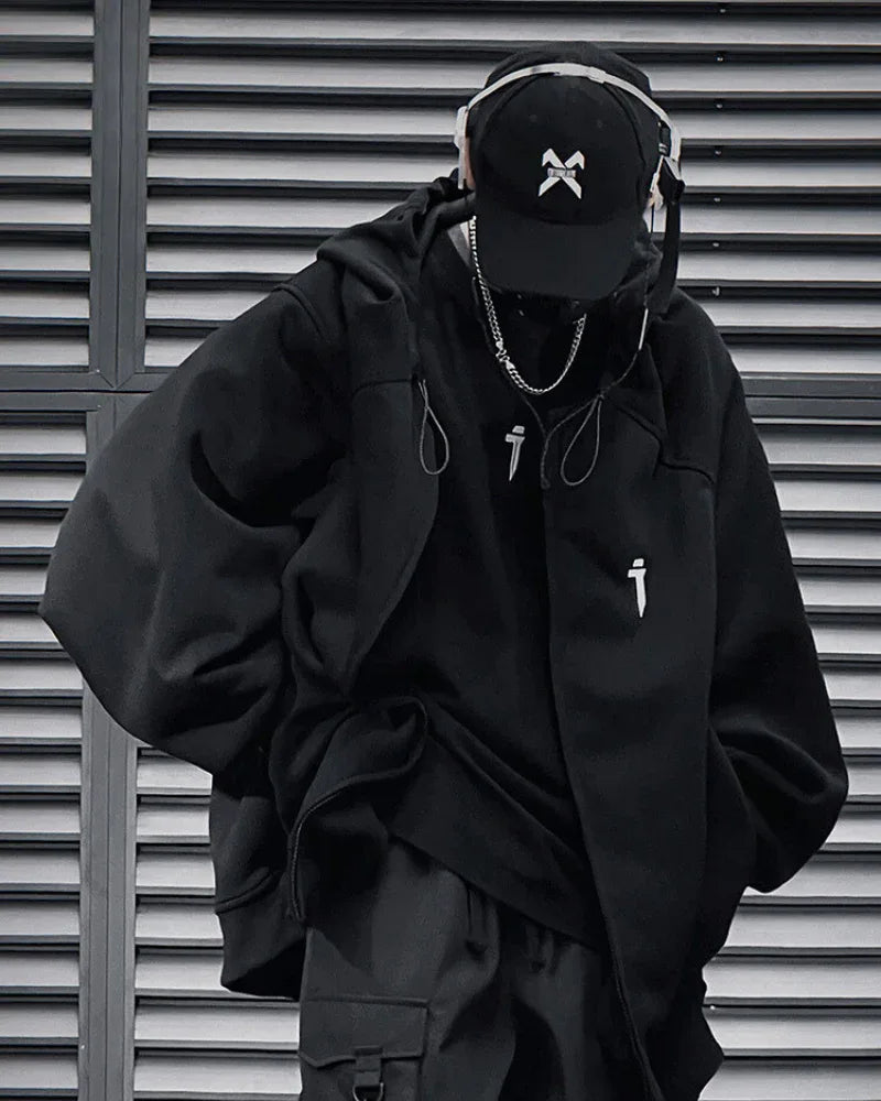 Versatile City Zip Hoodie -  durable - Stylish Versatile City Zip Hoodie for Everyday Wear