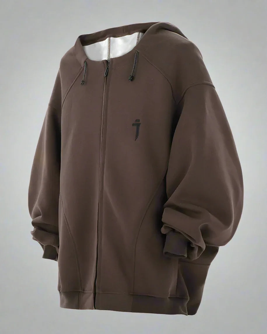 Versatile City Zip Hoodie - futuristic streetwear - Stylish Versatile City Zip Hoodie for Everyday Wear