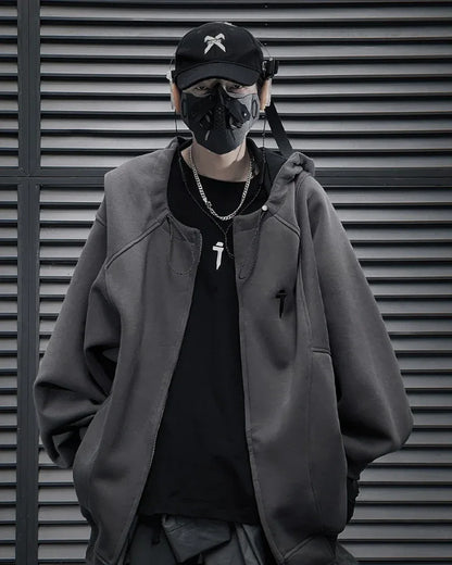 Versatile City Zip Hoodie - streetwear - Stylish Versatile City Zip Hoodie for Everyday Wear