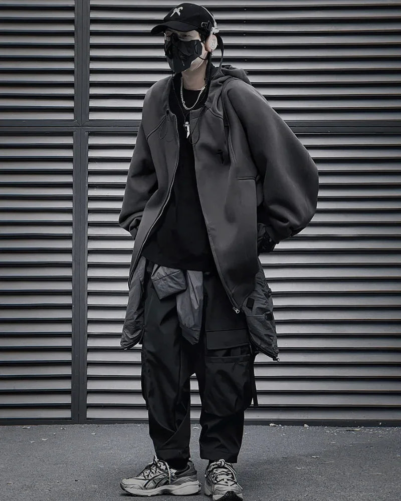 Versatile City Zip Hoodie -  stylish hoodie - Stylish Versatile City Zip Hoodie for Everyday Wear