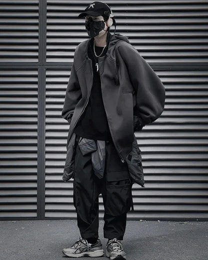 Versatile City Zip Hoodie -  stylish hoodie - Stylish Versatile City Zip Hoodie for Everyday Wear