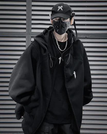 Versatile City Zip Hoodie - techwear-core - Stylish Versatile City Zip Hoodie for Everyday Wear