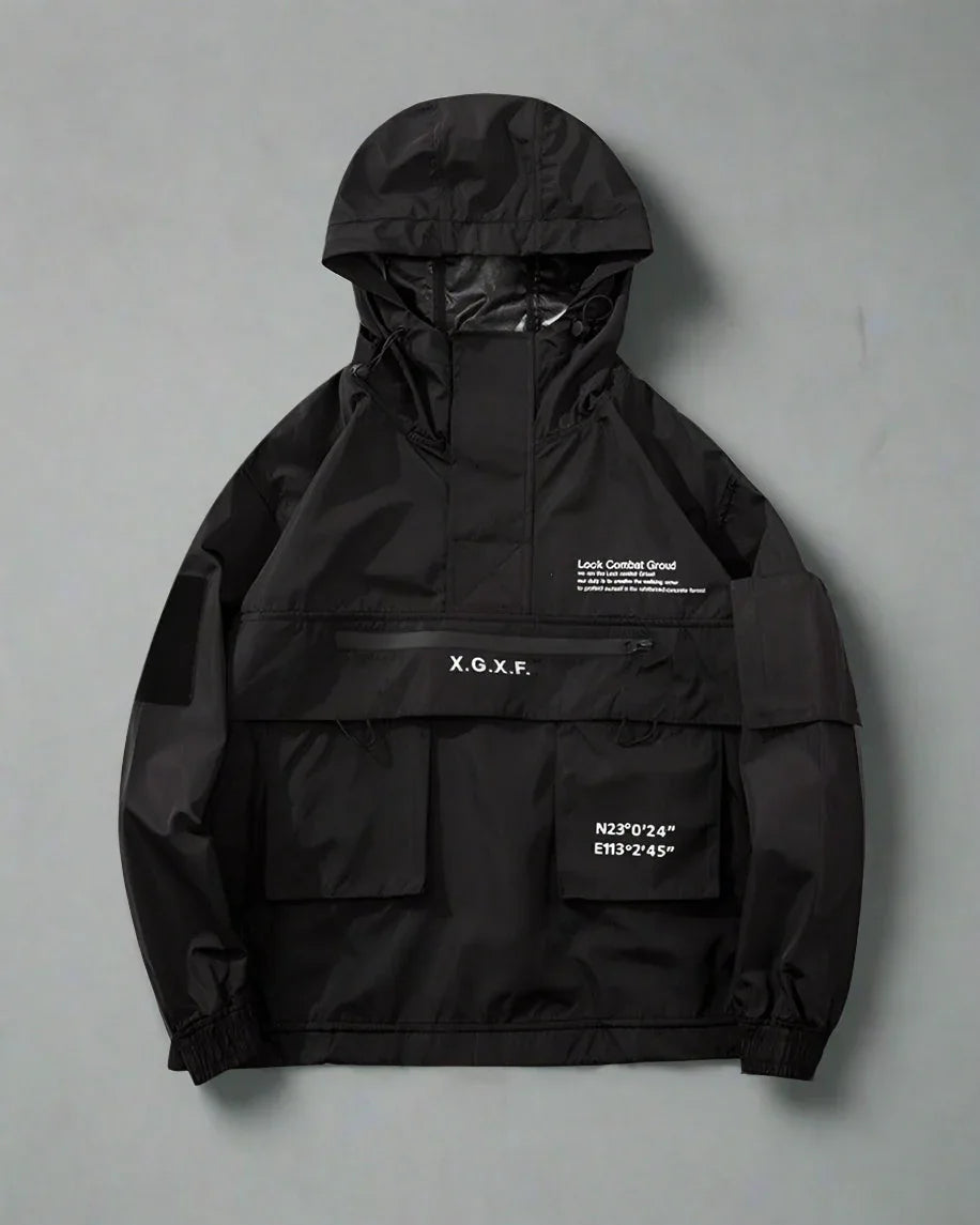 Versatile Hooded Jacket with Pockets -  urban wear - Hooded Jacket with Pockets for Everyday Style