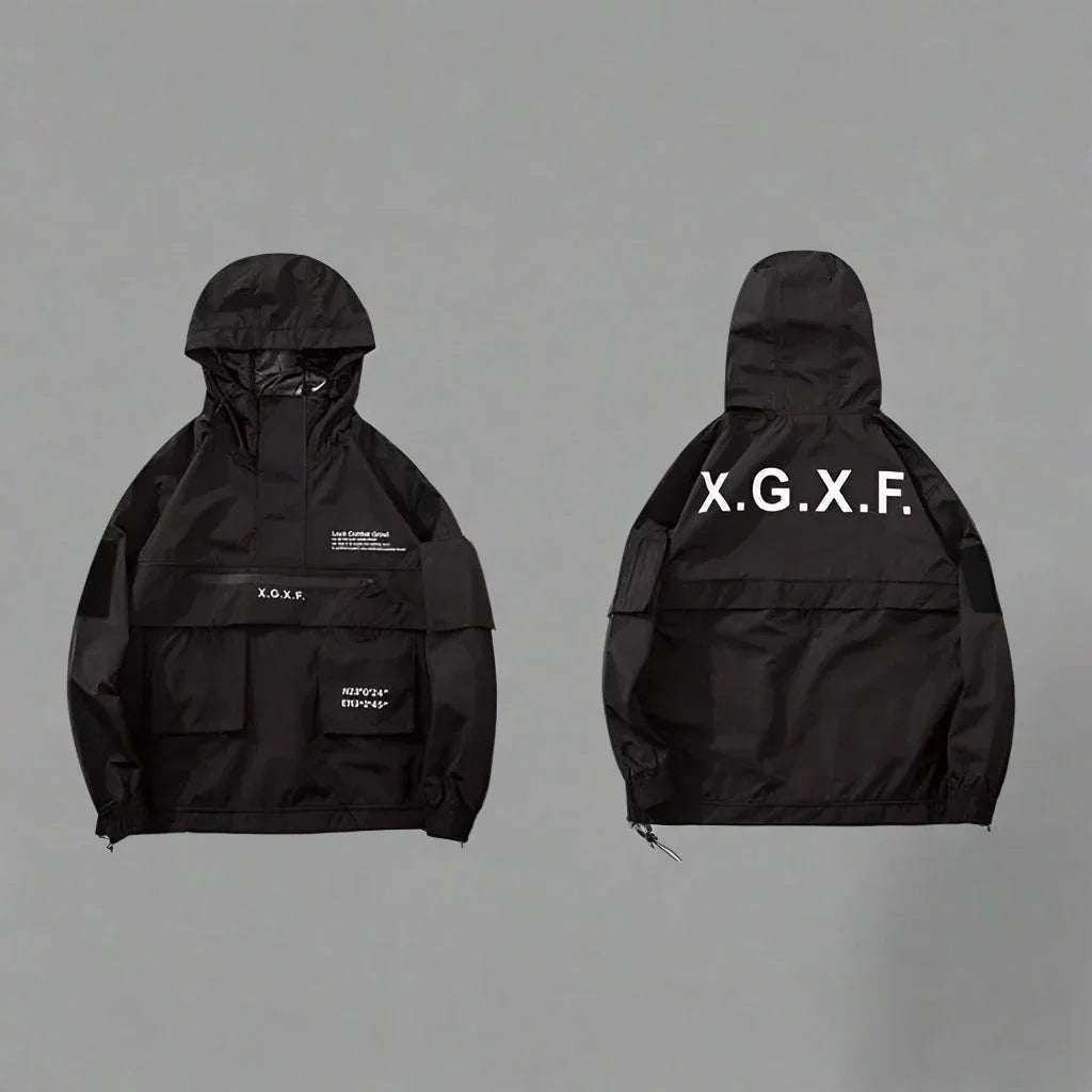 Versatile Hooded Jacket with Pockets -  adjustable hood - Hooded Jacket with Pockets for Everyday Style