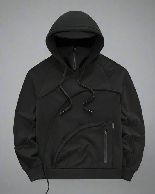 Versatile Hoodie with Hidden Mask - hoodie - Versatile Hoodie with Hidden Mask for Urban Comfort