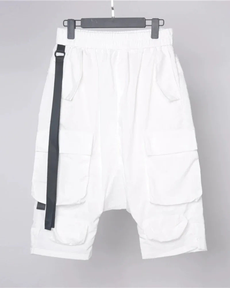 Versatile Long Cargo Shorts -  versatile shorts - Versatile Long Cargo Shorts for Urban Comfort