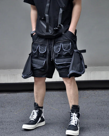 Versatile Multi-Pocket Cargo Shorts - cargo shorts - Functional Multi-Pocket Cargo Shorts for Adventures