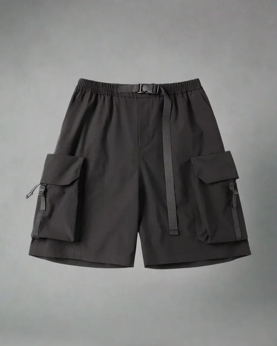 Versatile Pocket Cargo Shorts -  urban exploration shorts - Comfortable Techwear Cargo Shorts for Daily Use