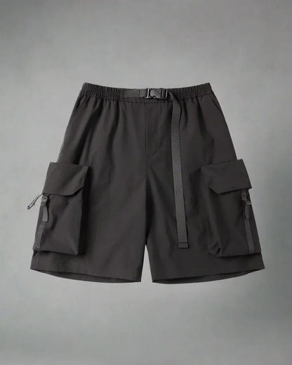 Versatile Pocket Cargo Shorts -  urban exploration shorts - Comfortable Techwear Cargo Shorts for Daily Use