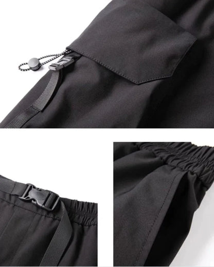 Versatile Pocket Cargo Shorts - cargo shorts - Comfortable Techwear Cargo Shorts for Daily Use