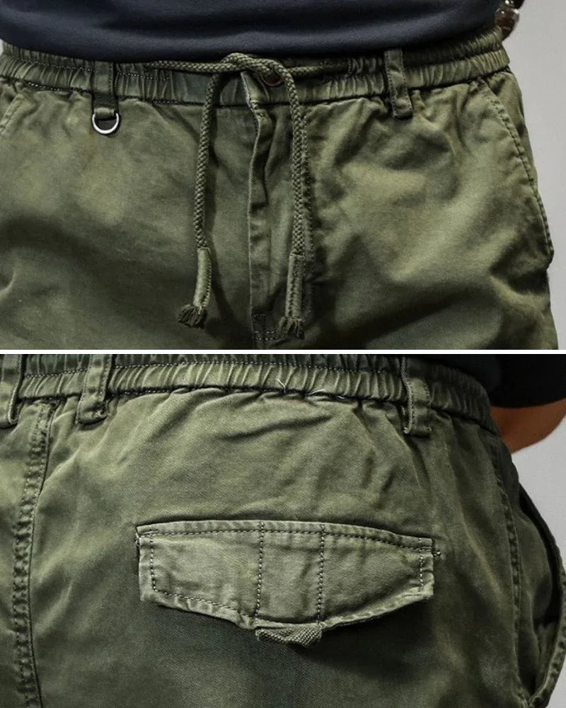 Versatile Pocketed Cargo Trousers -  versatile pants - Stylish Pocketed Cargo Trousers for Everyday Wear