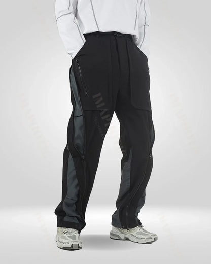 Versatile Stretch Straight-Leg Trousers -  casual trousers - Comfortable Straight-Leg Trousers with Pockets