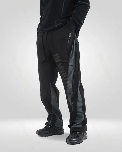 Versatile Stretch Straight-Leg Trousers - stretch trousers - Comfortable Straight-Leg Trousers with Pockets
