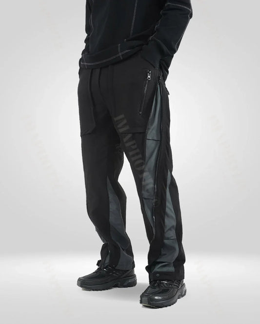Versatile Stretch Straight-Leg Trousers - stretch trousers - Comfortable Straight-Leg Trousers with Pockets