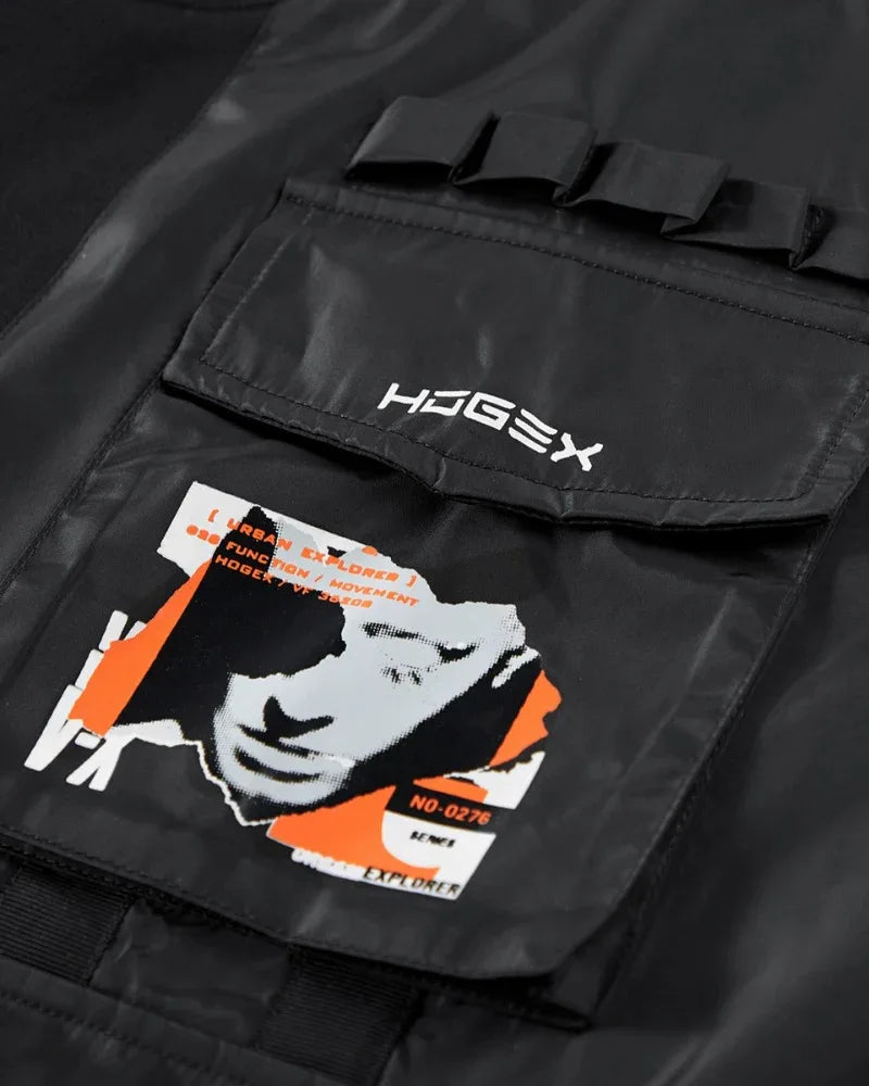 Versatile Tactical Utility Hoodie -  chest pockets storage - Comfortable Tactical Utility Hoodie for Everyday Wear