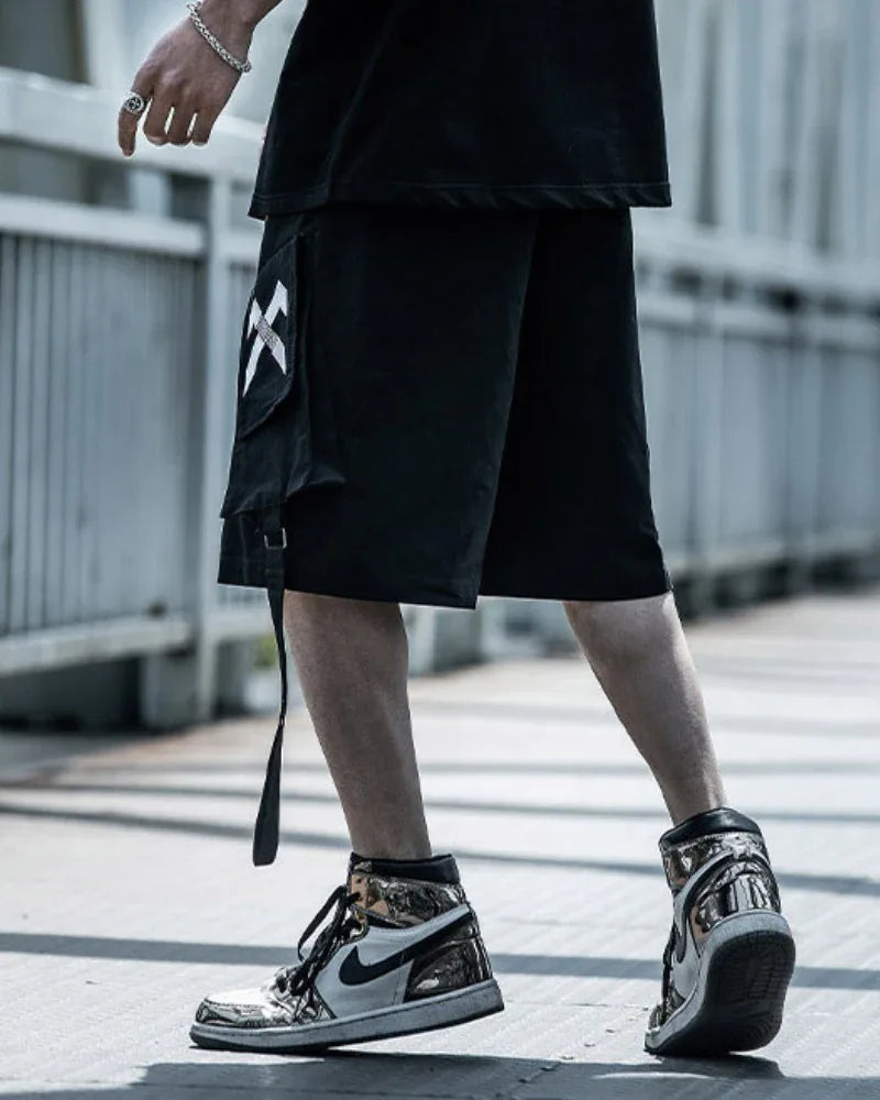 Versatile Tech Cargo Shorts -  cargo shorts - Functional Cargo Shorts for Streetwear Looks