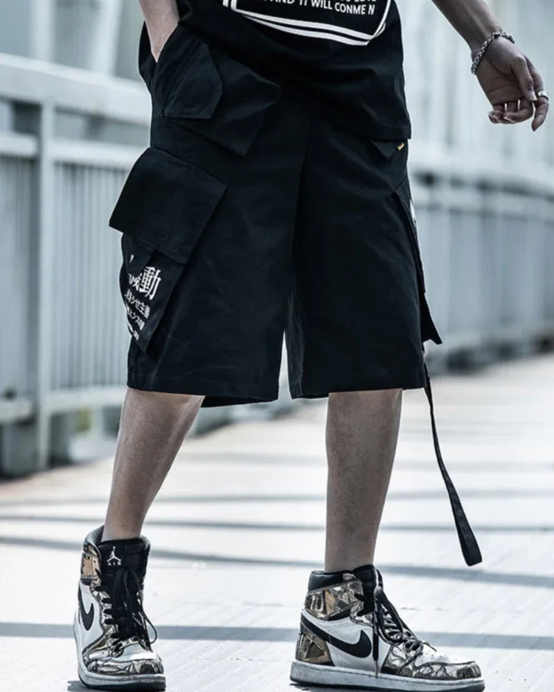 Versatile Tech Cargo Shorts -  comfy cargo shorts - Functional Cargo Shorts for Streetwear Looks
