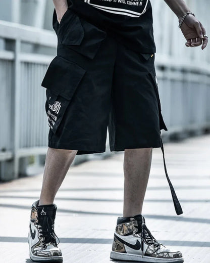 Versatile Tech Cargo Shorts -  comfy cargo shorts - Functional Cargo Shorts for Streetwear Looks