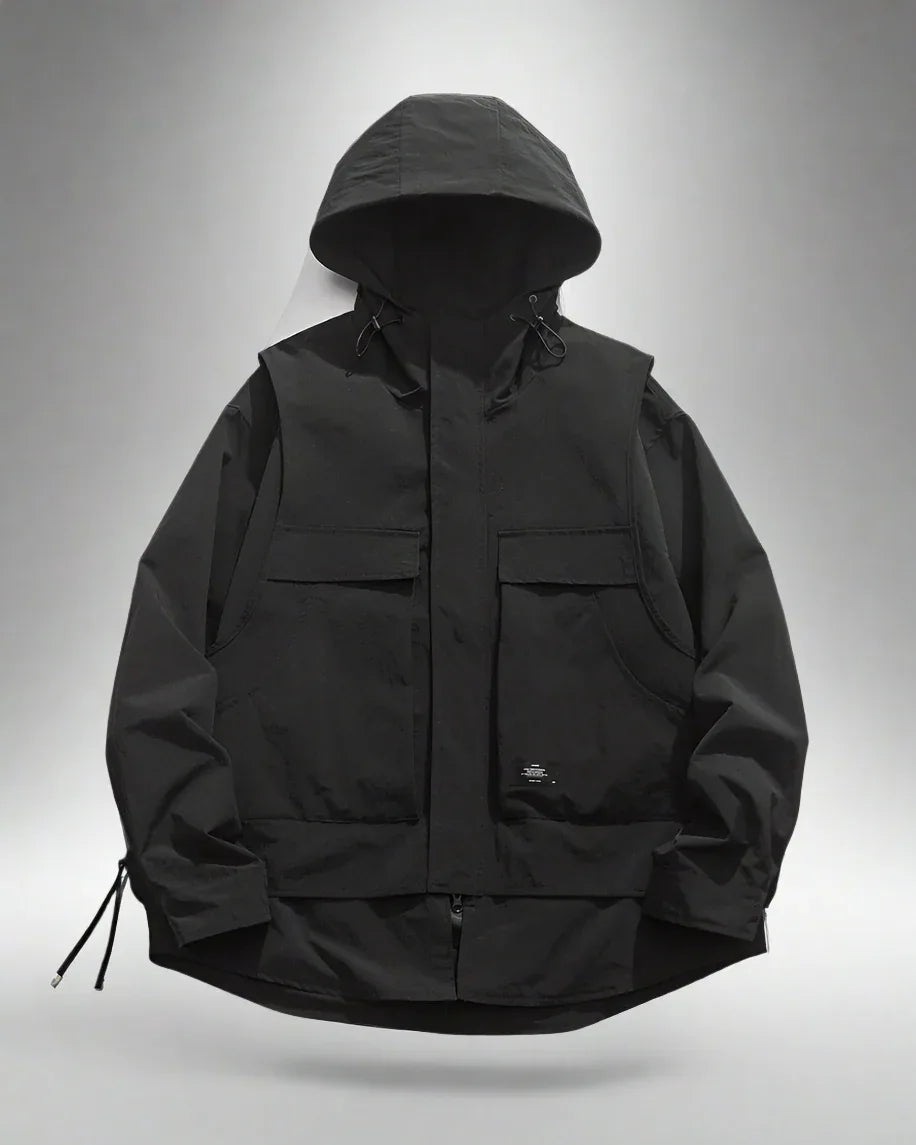 Versatile Tech Layer Jacket -  durable nylon jacket - Comfortable Tech Layer Jacket for Active Living