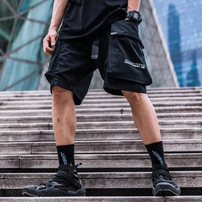 Versatile Tech Utility Shorts -  durable men shorts - Functional Tech Utility Shorts for Everyday Use