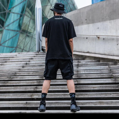 Versatile Tech Utility Shorts -  urban wear - Functional Tech Utility Shorts for Everyday Use