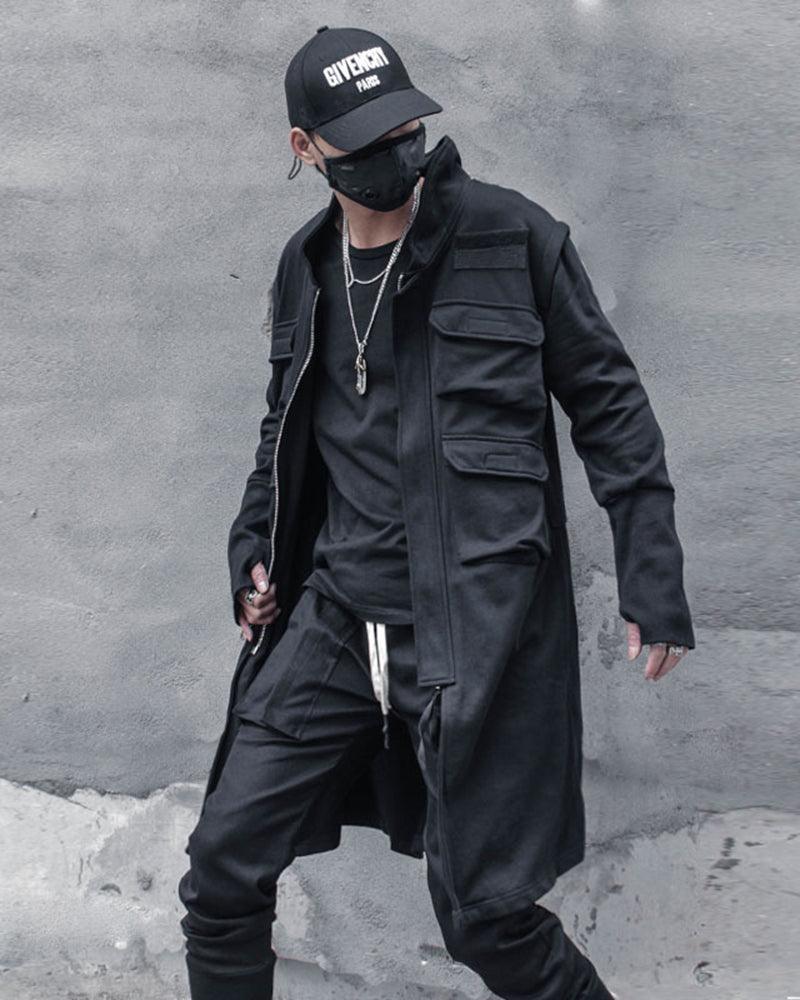 Versatile Urban Cargo Coat -  cargo coat - Urban Cargo Coat for Everyday Comfort and Style