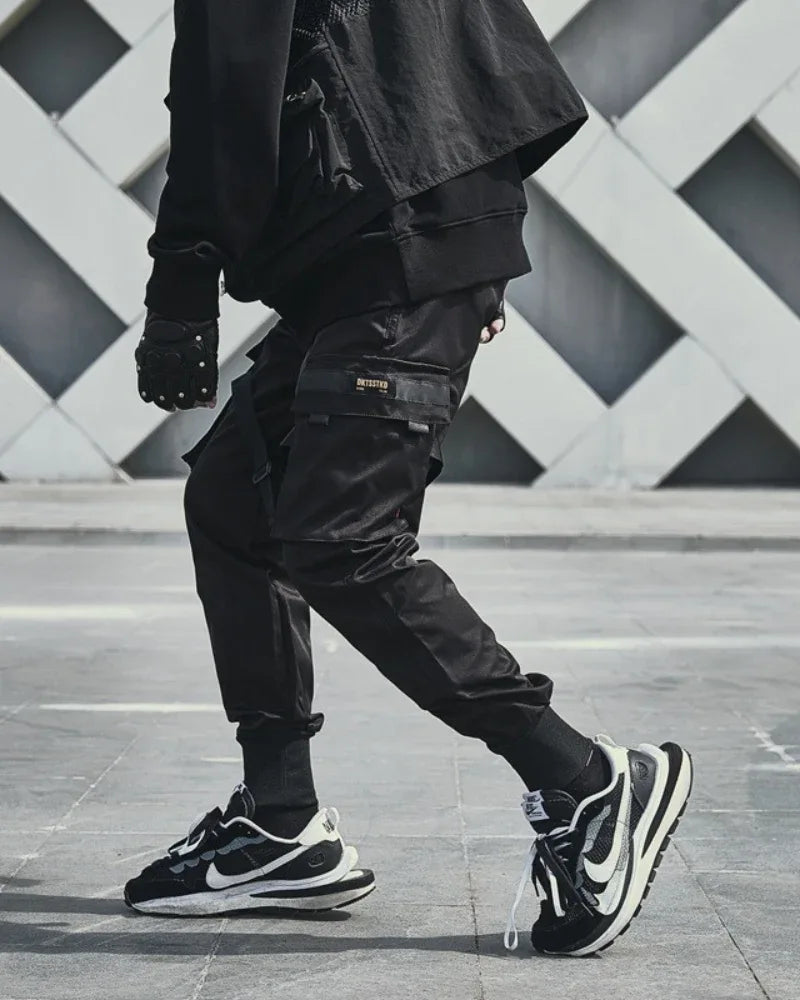 Versatile Urban Cargo Pants -  jogger pants - Urban Cargo Pants for Comfort and Style