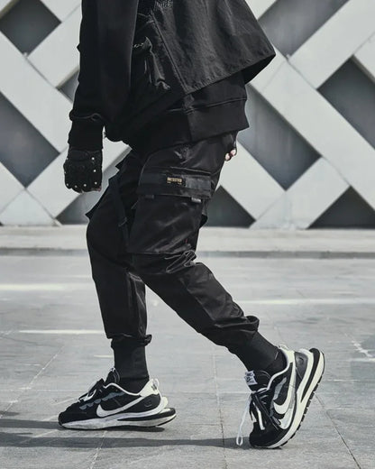 Versatile Urban Cargo Pants -  jogger pants - Urban Cargo Pants for Comfort and Style