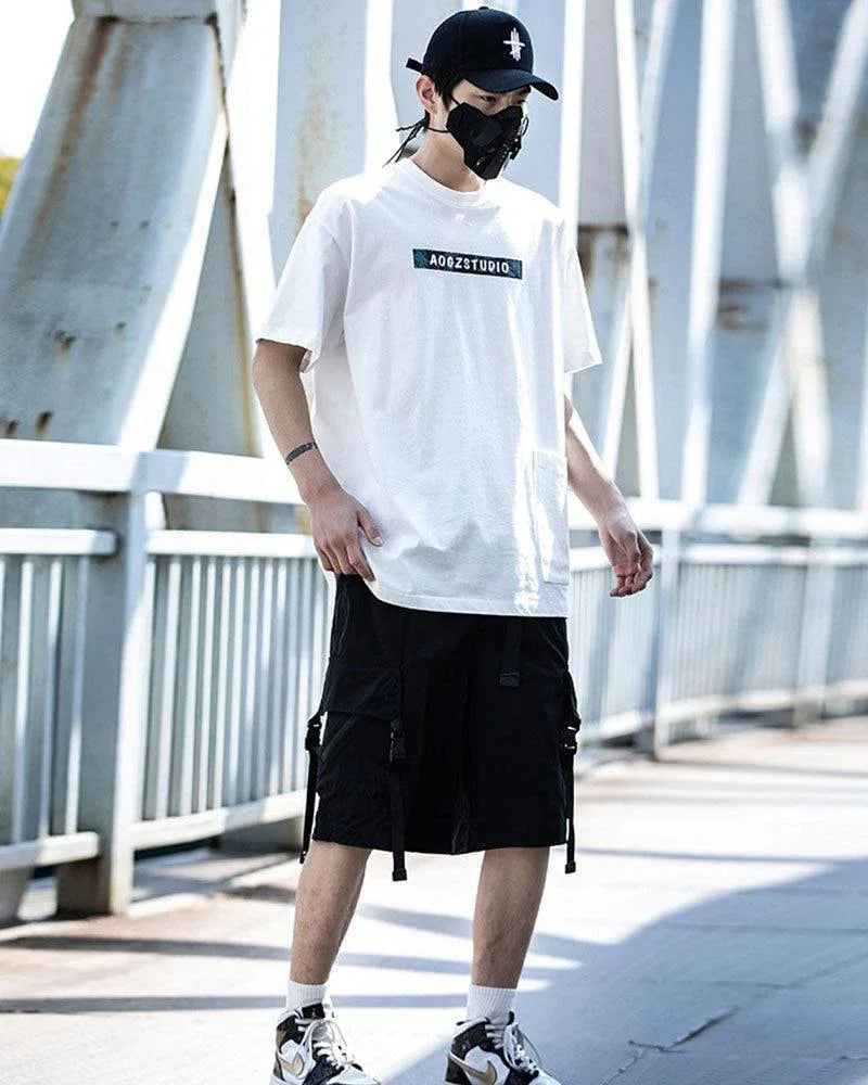 Versatile Urban Cargo Shorts -  streetwear - Urban Cargo Shorts for Stylish Summer Days