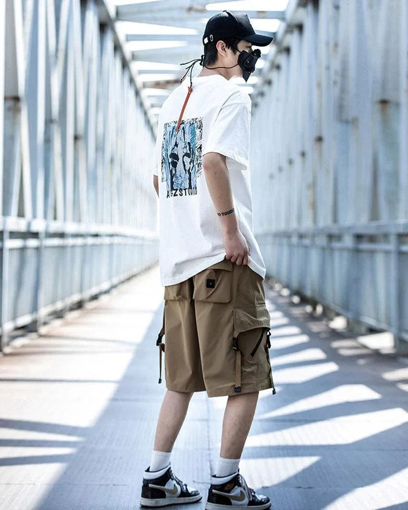 Versatile Urban Cargo Shorts -  stylish cargo shorts - Urban Cargo Shorts for Stylish Summer Days