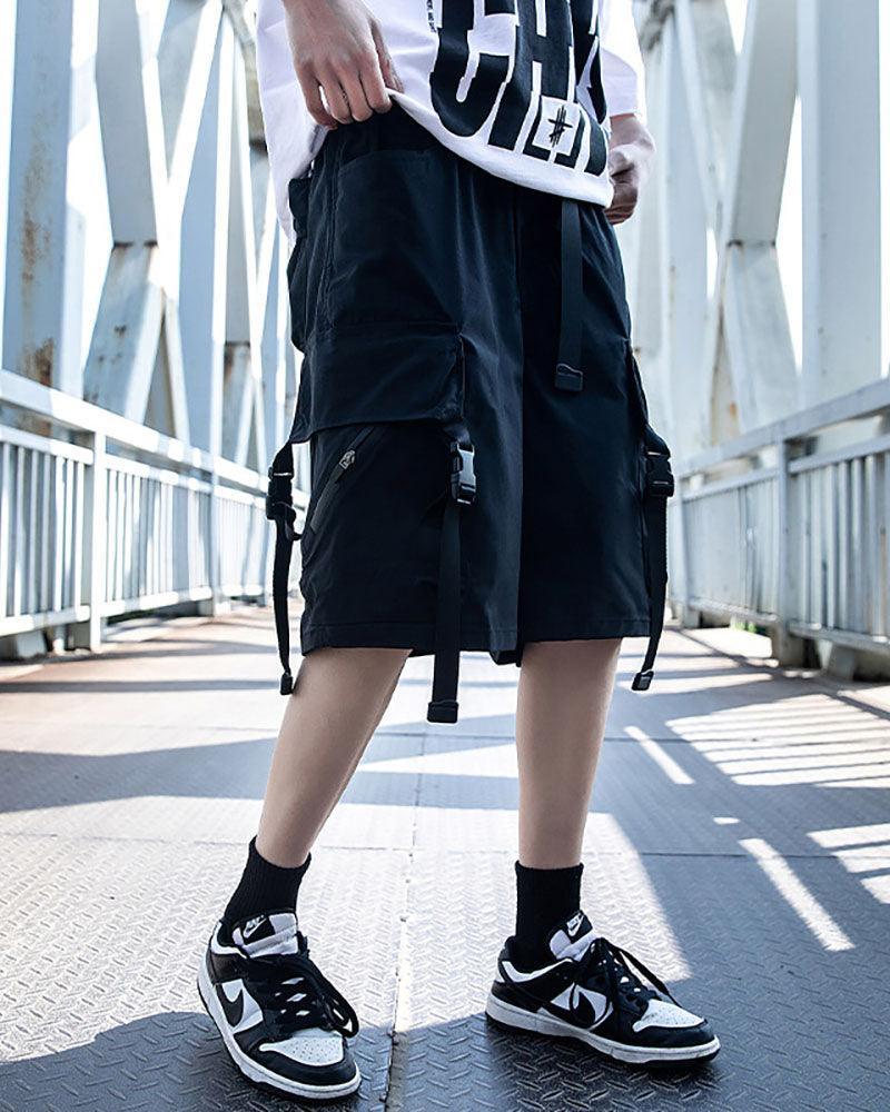 Versatile Urban Cargo Shorts - techwear-core - Urban Cargo Shorts for Stylish Summer Days