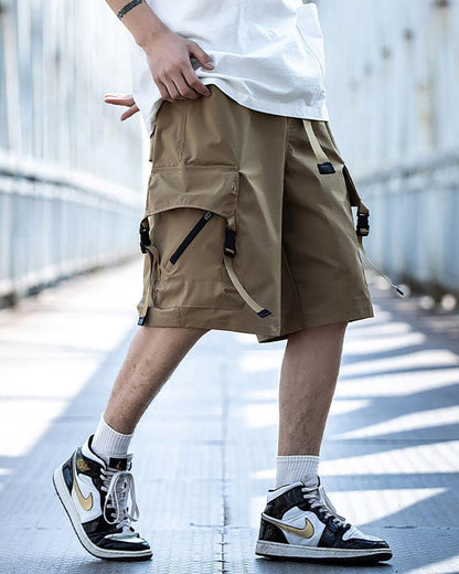 Versatile Urban Cargo Shorts - techwear summer shorts - Urban Cargo Shorts for Stylish Summer Days