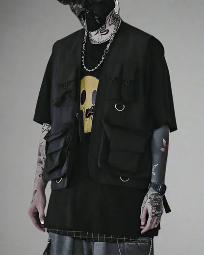 Versatile Urban Utility Vest - utility vest - Urban Utility Vest for Outdoor Comfort and Style