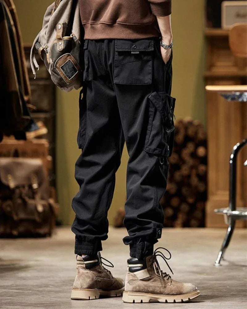 Versatile Utility Cargo Trousers -  comfortable utility pants - Functional Techwear Cargo Trousers for All