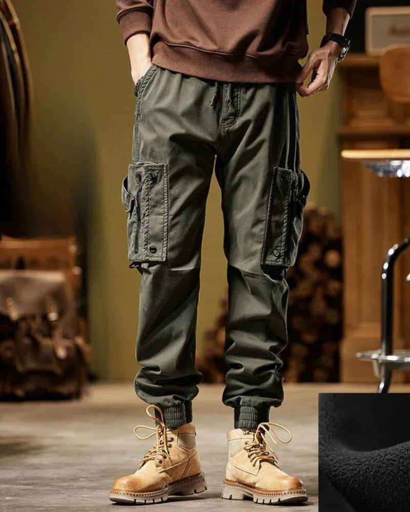 Versatile Utility Cargo Trousers -  techwear pants - Functional Techwear Cargo Trousers for All