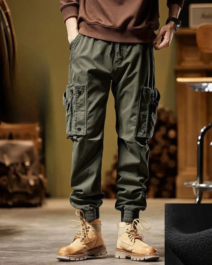 Versatile Utility Cargo Trousers -  techwear pants - Functional Techwear Cargo Trousers for All
