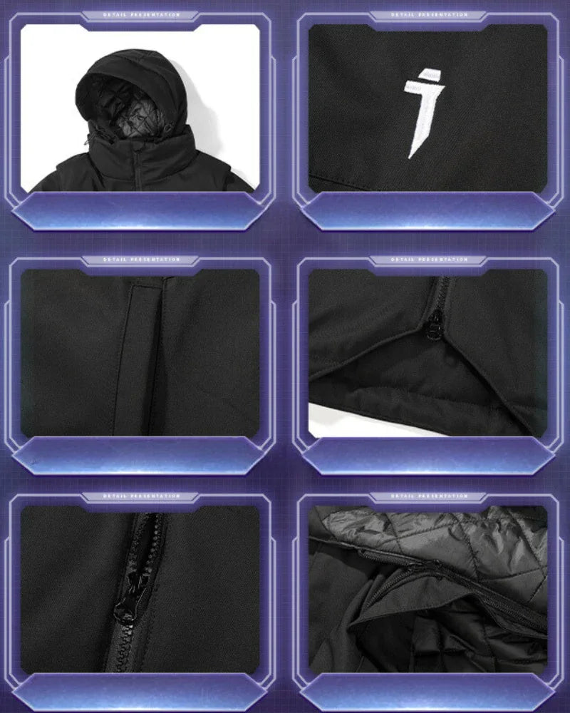 Versatile Winter Jacket with Sleeves - winter jacket - Removable Sleeves Winter Jacket for Versatile Style