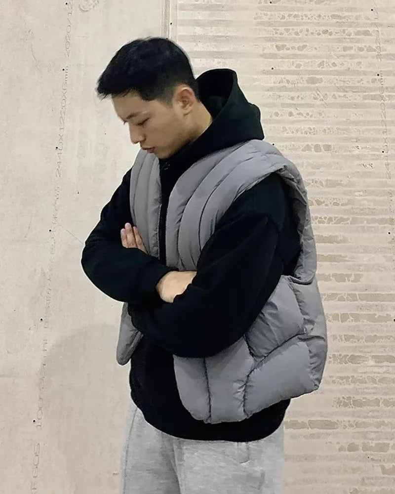 Versatile Winter Utility Vest -  ample pocket space - Versatile Winter Utility Vest for Urban Wear