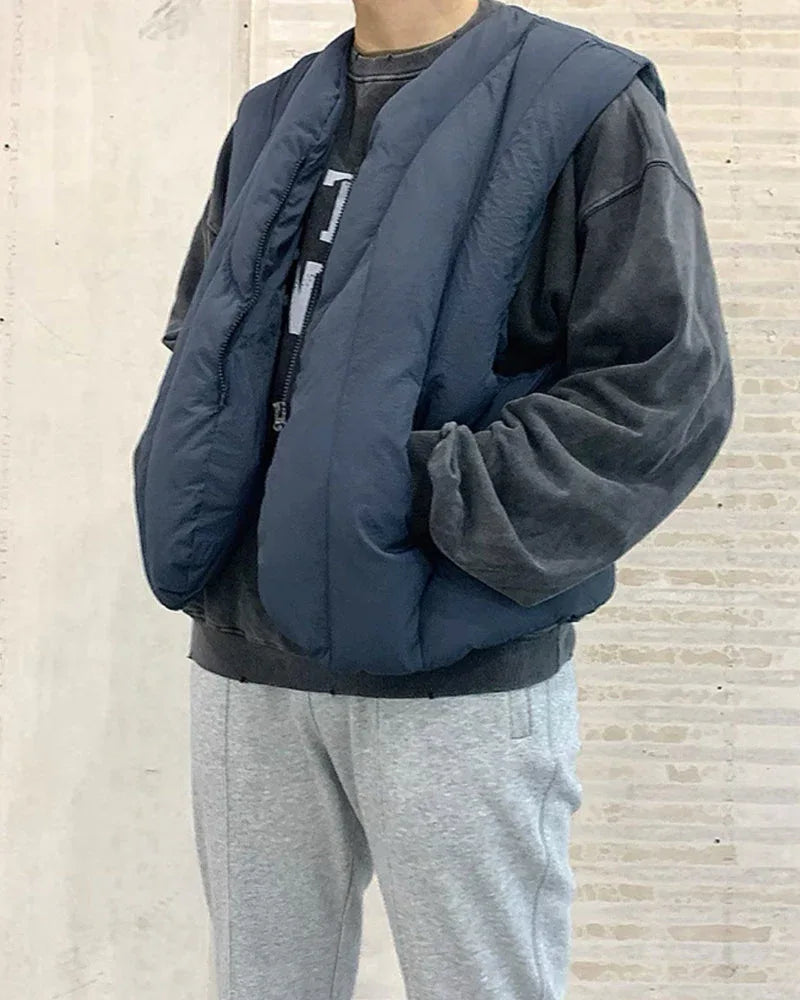 Versatile Winter Utility Vest -  layering - Versatile Winter Utility Vest for Urban Wear